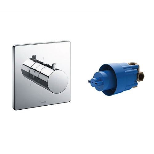 Van chuyển hướng kèm phụ kiện âm tường Toto TBV02104B/TBN01103B