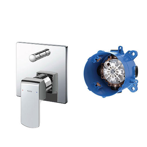 Van chuyển hướng kèm phụ kiện âm tường Toto TBV02104B/TBN01103B - Image 6