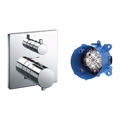 Van điều chỉnh nhiệt độ kèm phụ kiện âm tường Toto TBV02402B/TBN01001B - Image 4
