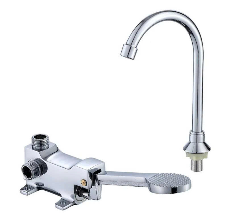 Vòi bếp đạp chân nóng lạnh cho bếp, quán cà phê, quầy bar, bếp công nghiệp 003 - Image 4