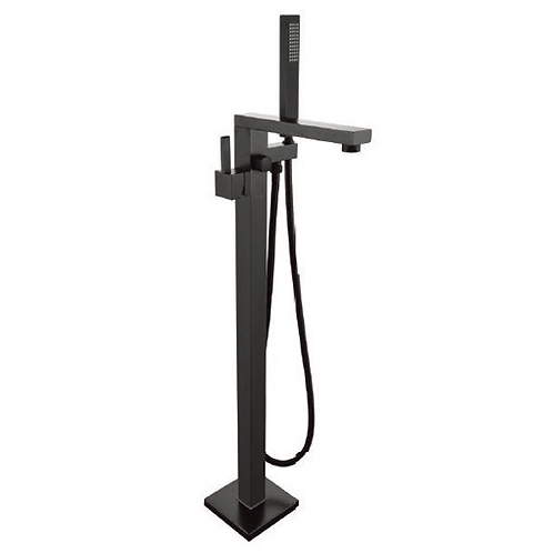 Vòi cao đặt sàn cho bồn tắm chậu chân đứng màu đen Miken MKVB-153005B - Image 3