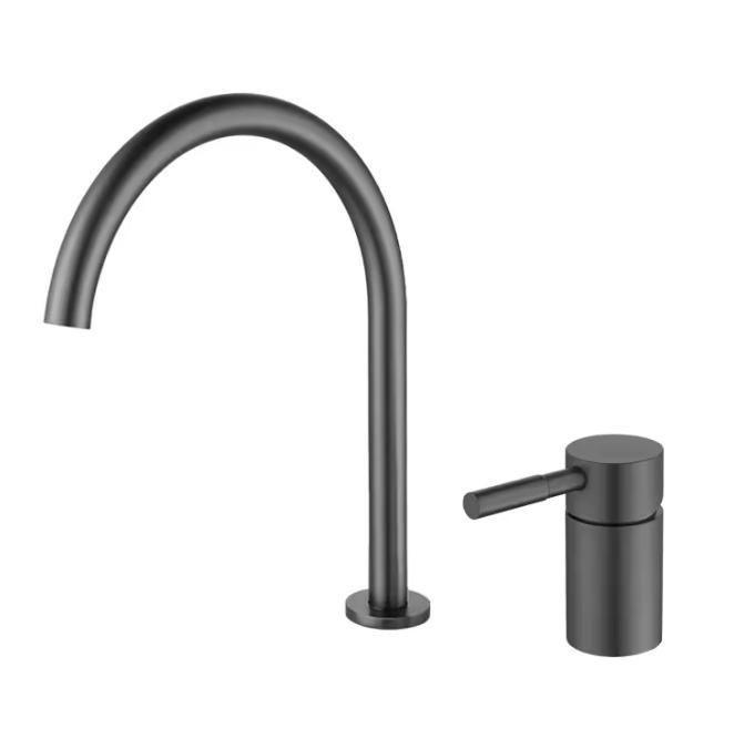 Vòi chậu lavabo âm tường màu Crom Miken MKV-309W - Image 6