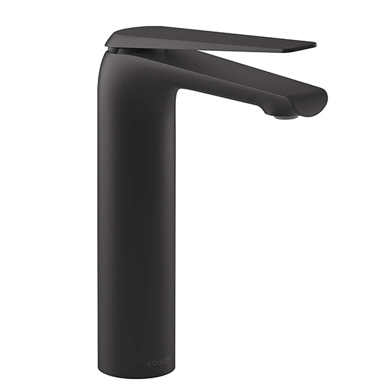 Vòi chậu lavabo âm tường màu đen Kohler K-25105T-4-CP 2BL - Image 3