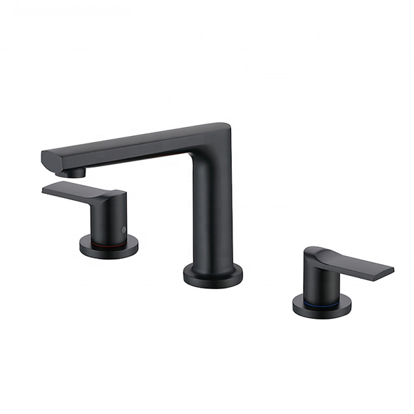Vòi chậu lavabo âm tường màu vàng Miken MKV-600008G - Image 4