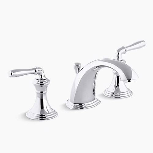 Vòi chậu lavabo âm tường màu vàng pháp, vàng hồng Kohler PARALLEL K-22567T-B4-BRD - Image 6