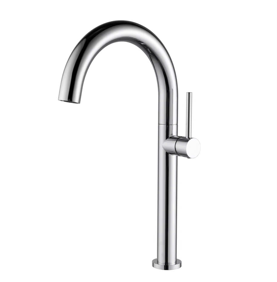 Vòi chậu lavabo âm tường màu xám ghi Miken MKV-600024GR - Image 4