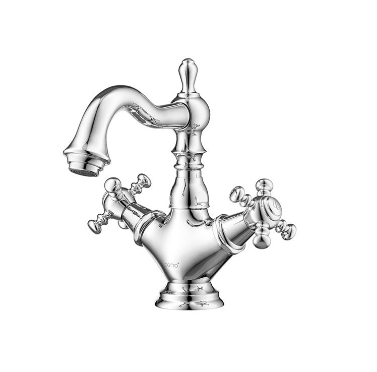 Vòi chậu lavabo Cotto CT2144AY (cao 256x169mm-Có dây cấp - Đầu thoát) - Image 3