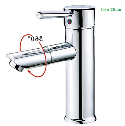 Vòi chậu lavabo Daelim 2500 (25cm -Đủ xi phông) - Image 6