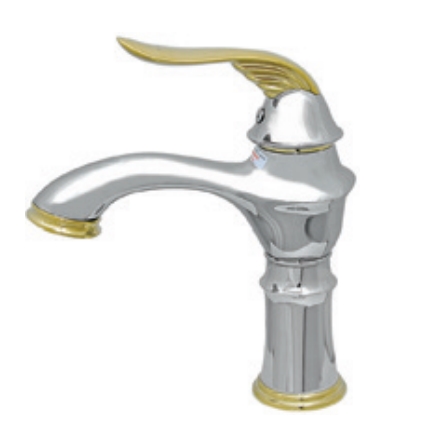 Vòi chậu lavabo điểm vàng Bancoot BCV 03V