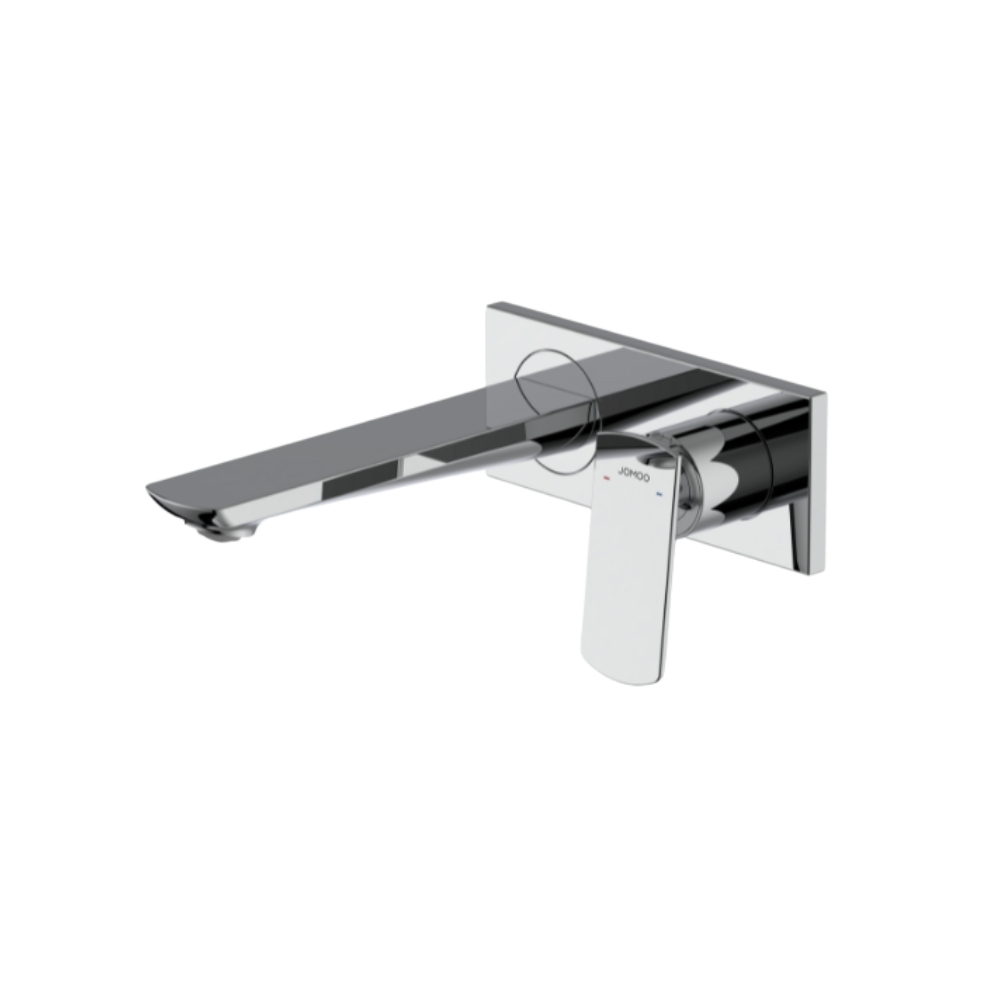 Vòi chậu lavabo gắn tường nóng lạnh màu đen JOMOO P22069-670/DA-Z - Image 5