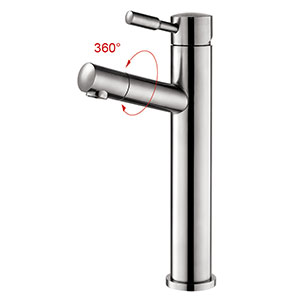 Vòi chậu lavabo inox lạnh Moonoah MN-250 - Image 3