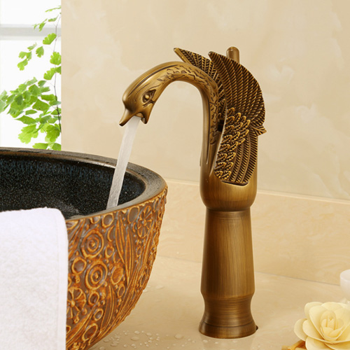 Vòi chậu lavabo mạ đen HM-012 - Image 4