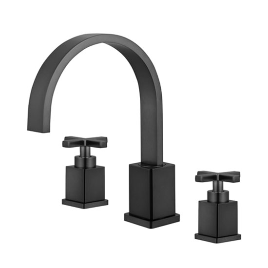 Vòi chậu lavabo mạ đen HM-1223B (Đặt hàng từ 10-25 ngày)