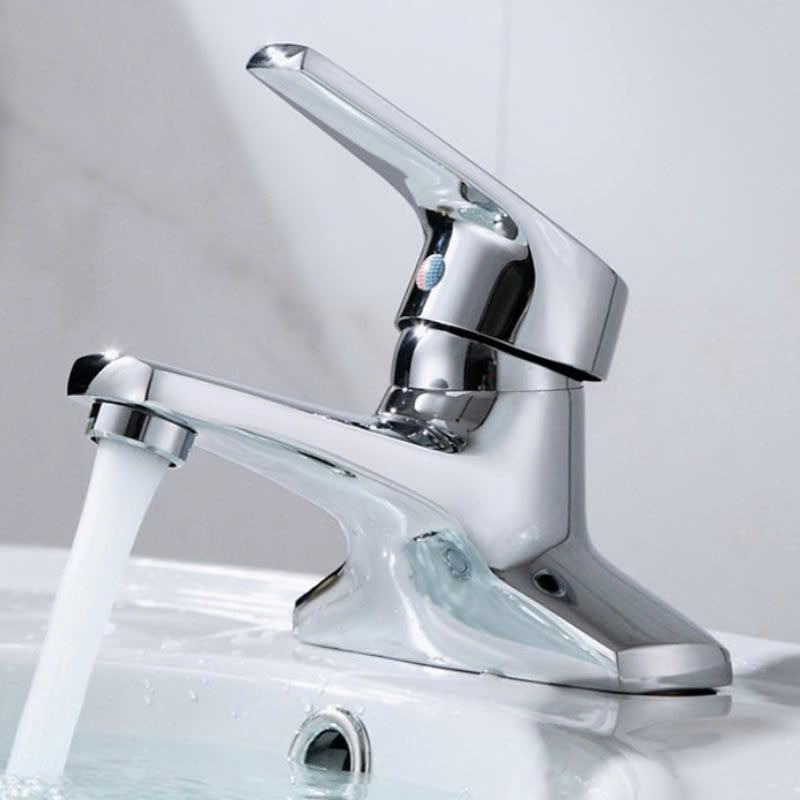 Vòi chậu lavabo mạ đen hoặc mạ màu trắng giá rẻ HM-210306BW ( 20cm và 30cm) - Image 4