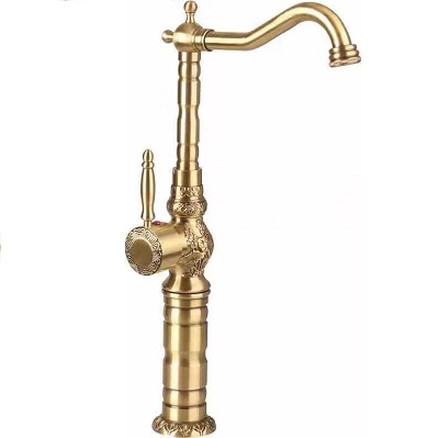 Vòi chậu lavabo mạ đen MN-026HD - Image 4