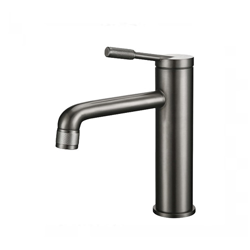 Vòi chậu lavabo mạ màu đen Miken MK-8025B (Cao 30cm) - Image 3