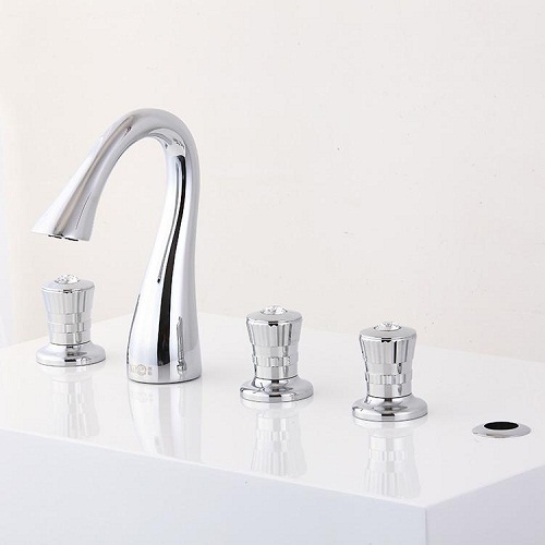 Vòi chậu lavabo mạ màu đen MK-8021B - Image 4