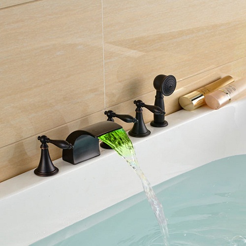 Vòi chậu lavabo mạ màu đen MK-8021B - Image 6