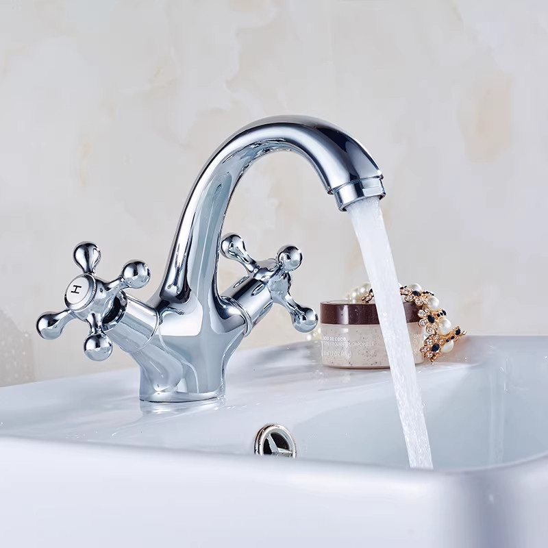 Vòi chậu lavabo mạ màu đen MK-8032B - Image 6