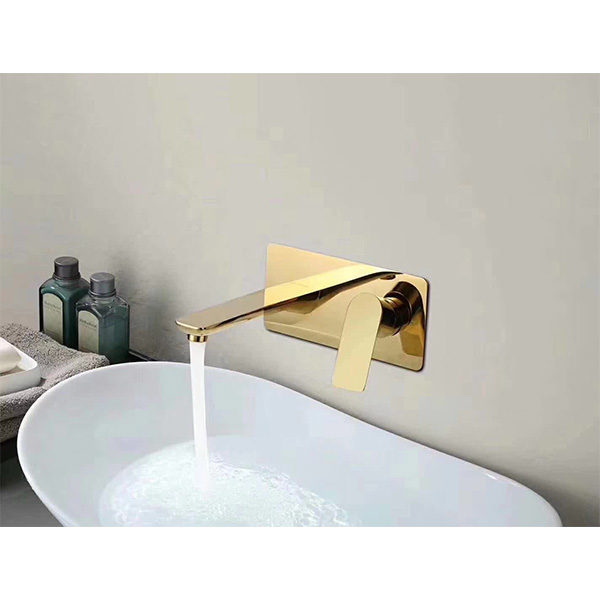 Vòi chậu lavabo mạ màu hồng vàng Rose Gold Miken MK-0913RG - Image 4