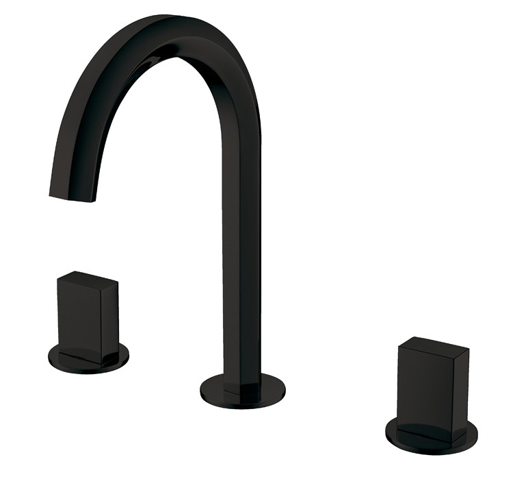 Vòi chậu lavabo mạ màu hồng vàng Rose Gold Miken MK-0913RG - Image 5