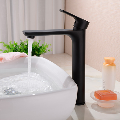 Vòi chậu lavabo mạ vàng 003 (Dùng cho chậu đặt trên bàn) - Image 4