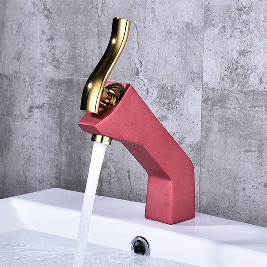 Vòi chậu lavabo mạ vàng HM-1217 (Đặt hàng từ 10-25 ngày) - Image 6