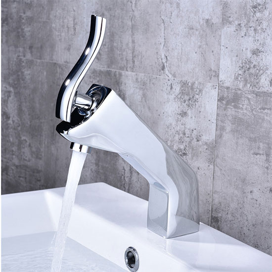 Vòi chậu lavabo mạ vàng HM-1219 - Image 6