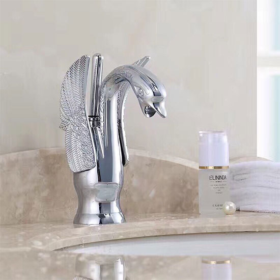 Vòi chậu lavabo mạ vàng HM-1224 (Đặt hàng từ 10-25 ngày) - Image 3