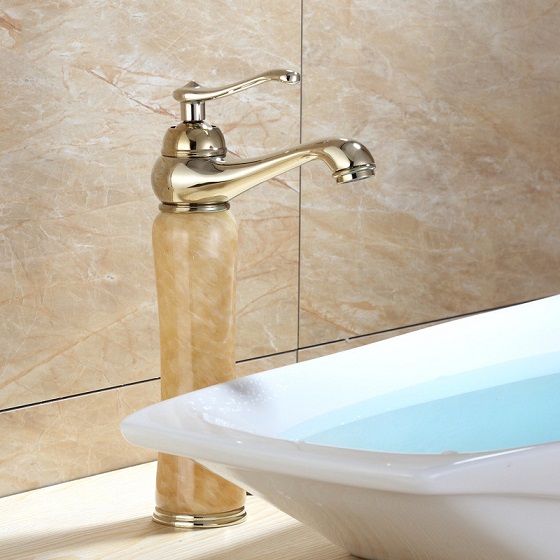 Vòi chậu lavabo mạ vàng HM-1224 (Đặt hàng từ 10-25 ngày) - Image 6