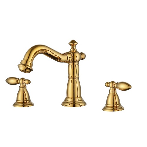 Vòi chậu lavabo mạ vàng HM-1228 (Đặt hàng từ 10-25 ngày) - Image 4