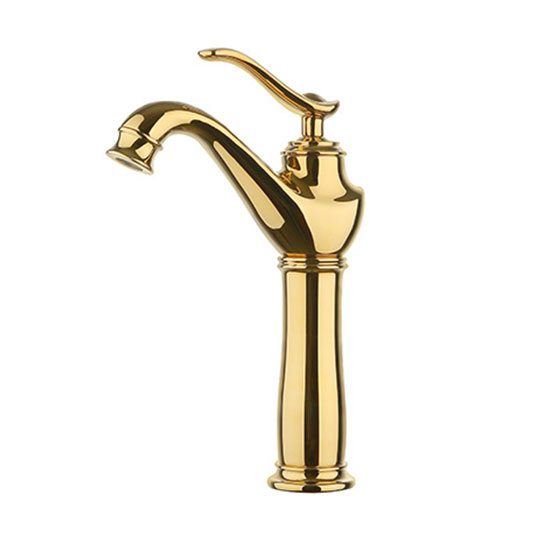 Vòi chậu lavabo mạ vàng HM-1233 (Đặt hàng từ 10-25 ngày) - Image 4