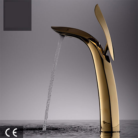 Vòi chậu lavabo mạ vàng HM-9906S (Đặt hàng từ 10-25 ngày) - Image 3