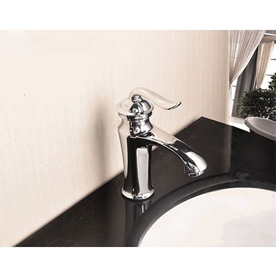 Vòi chậu lavabo mạ vàng ST655 (Cao 30cm) - Image 3
