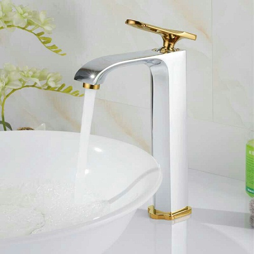 Vòi chậu lavabo mạ vàng TOPY 6110 - Image 3