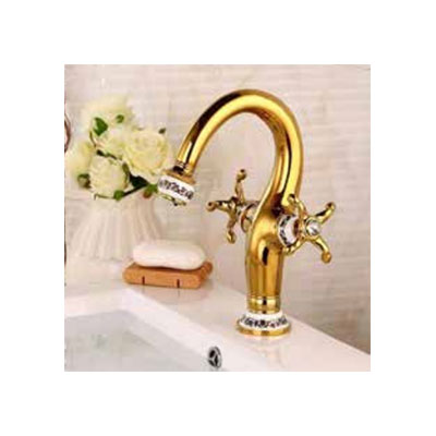 Vòi chậu lavabo mạ vàng TOPY 6110 - Image 5
