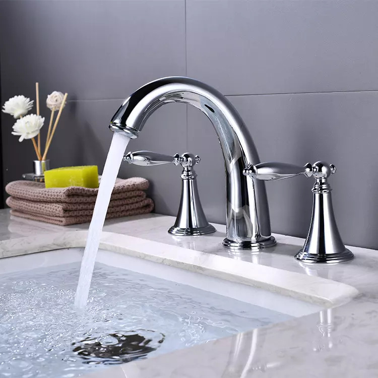 Vòi chậu lavabo màu đen chảy máng Miken MKV-313B-1 - Image 3