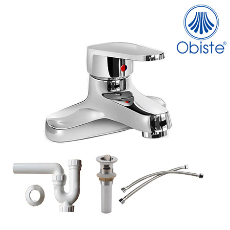 Vòi chậu lavabo nóng lạnh 1 lỗ Obiste OB202 - Image 6