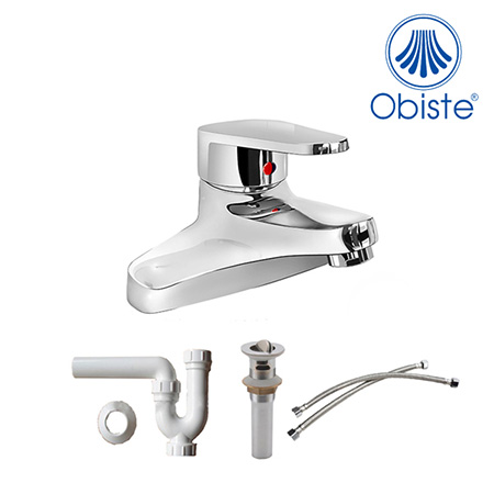 Vòi chậu lavabo nóng lạnh 1 lỗ Obiste OB409 - Image 5