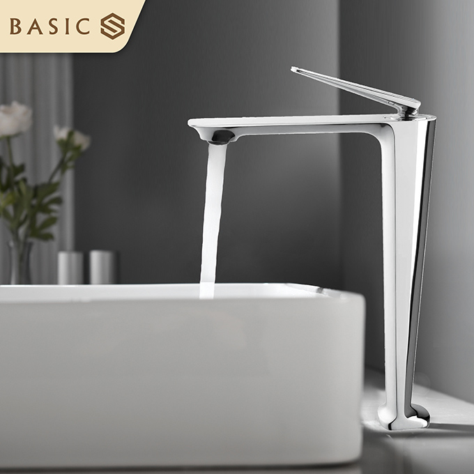 Vòi chậu lavabo nóng lạnh Basic BW-45580 - Image 6