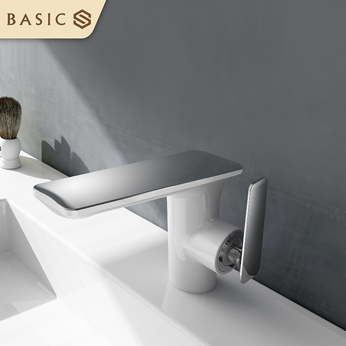 Vòi chậu lavabo nóng lạnh Basic BW-601V - Image 6