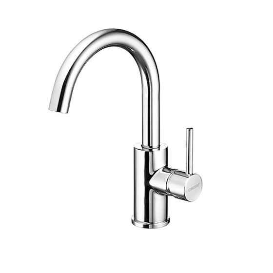 Vòi chậu lavabo nóng lạnh Caesar B262C (Đã bao gồm xi phông cần giật mạ xi toàn phần) - Image 5