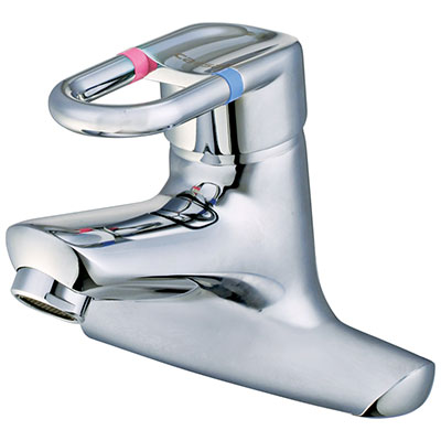 Vòi chậu lavabo nóng lạnh Caesar B642C (Đã bao gồm xi phông nhấn) - Image 3
