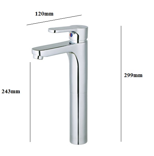 Vòi chậu lavabo nóng lạnh Caesar BT229CU - Image 6