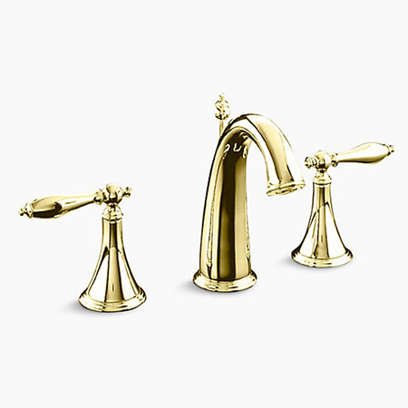 Vòi chậu lavabo nóng lạnh cổ cao Kohler K-74026T-4-CP - Image 5