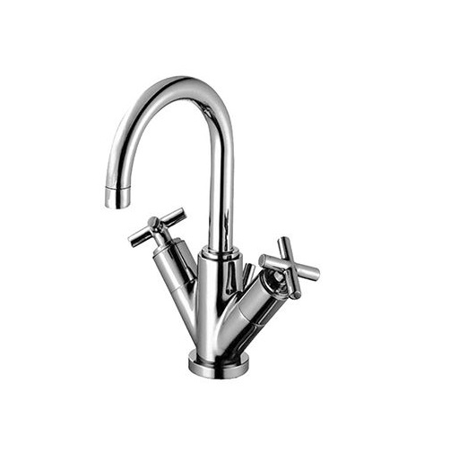 Vòi chậu lavabo nóng lạnh COTTO CT239C16 (Cổ thấp, Van vặn)