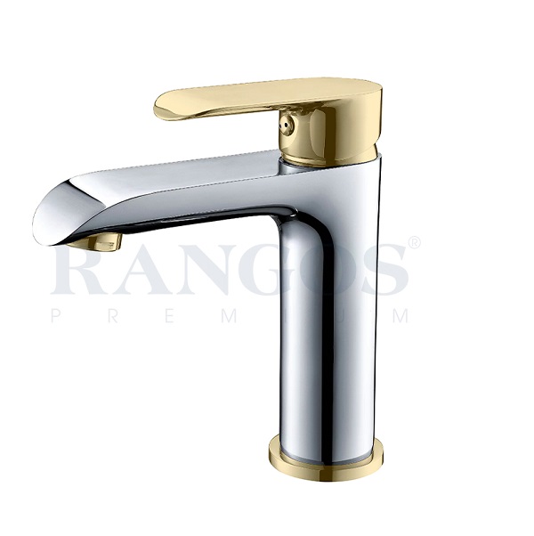Vòi chậu lavabo nóng lạnh gắn chậu Rangos RG-07V1 - Image 5