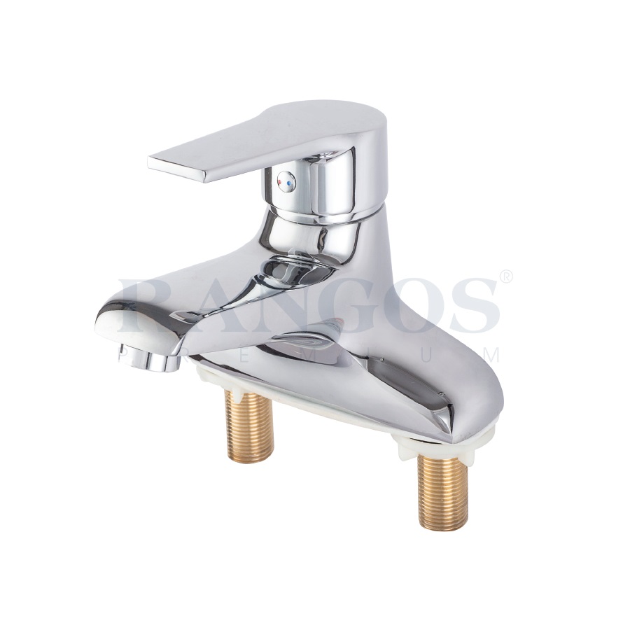 Vòi chậu lavabo nóng lạnh gắn chậu Rangos RG-07V1 - Image 6
