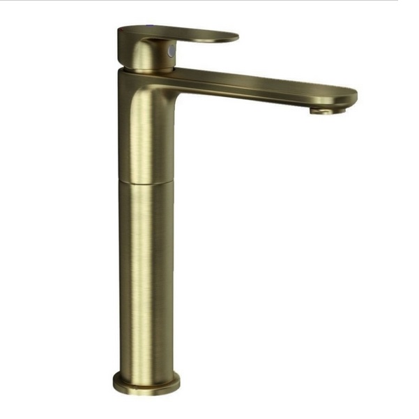 Vòi chậu lavabo nóng lạnh gắn tường màu đỏ đồng JAQUAR Ấn Độ KUP-ACR-35233NKPMV - Image 5