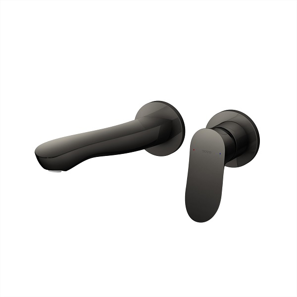 Vòi chậu lavabo nóng lạnh gắn tường màu trắng bóng Toto TLG04309BB#PARENT - Image 4